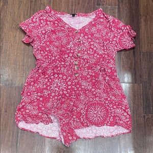 Torrid Floral Romper